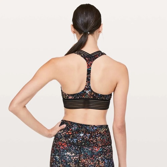 Find Focus Bra Flowerescent Multi / Black Floral Mesh Luxtreme - Picture 2 of 5